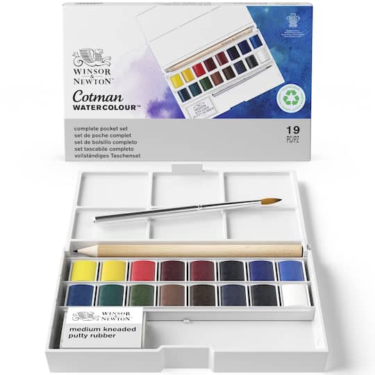 Winsor & Newton™ Cotman Watercolour™ Complete Pocket Set